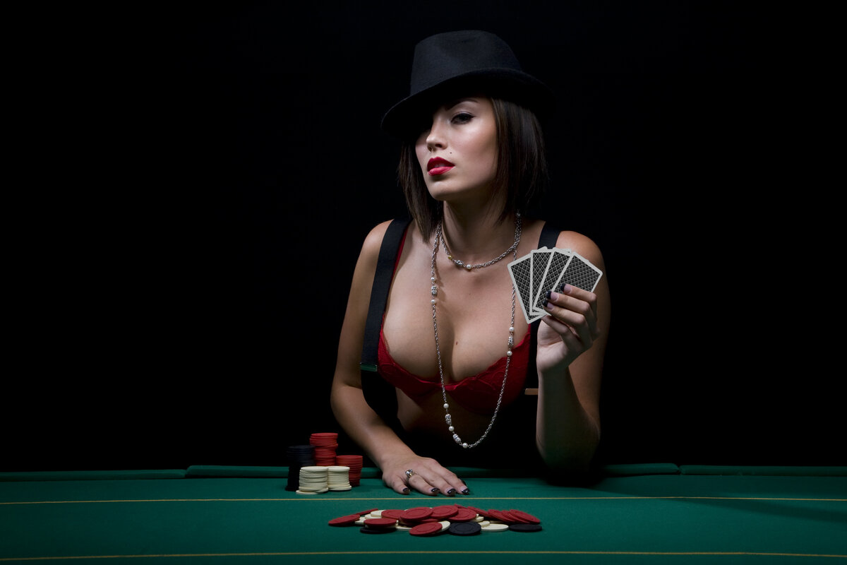 Девушка казино